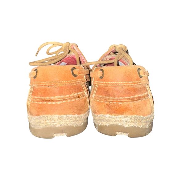 Tony Lama 3R Canvas Loafers Women's Size 6.5 B Beige Straw Leather Casual Shoes - Picture 3 of 8